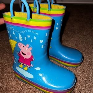 Toddler peppa pig Rain boots